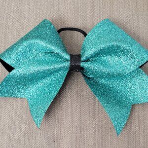 Cheerleading Cheerleader Bow First Look Aqua Tryout